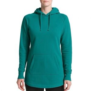 The North Face Dark turquoise long hoodie Small